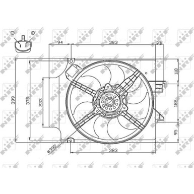 47748 Lüfter, Motorkühlung