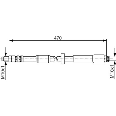1 987 481 004 Bremsschlauch