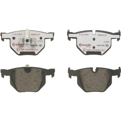 Brembo Bremsbelagsatz, Scheibenbremse XTRA LINE P 06 039X