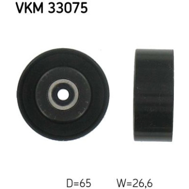 VKM 33075 Umlenk-/Führungsrolle, Keilrippenriemen