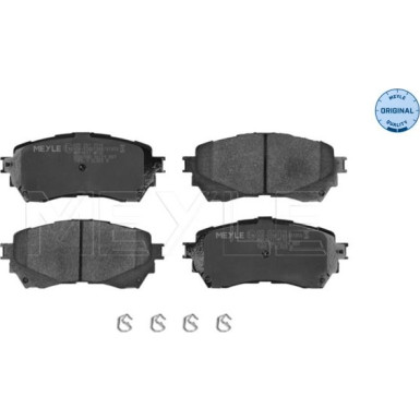 025 257 2516 Bremsbelagsatz, Scheibenbremse MEYLE-ORIGINAL: True to OE.