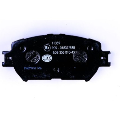 Hella | Bremsbelagsatz, Scheibenbremse | 8DB 355 010-431
