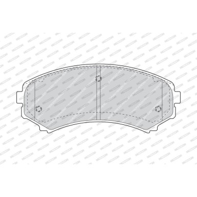 Ferodo Bremsbelagsatz, Scheibenbremse PREMIER ECO FRICTION FDB1603