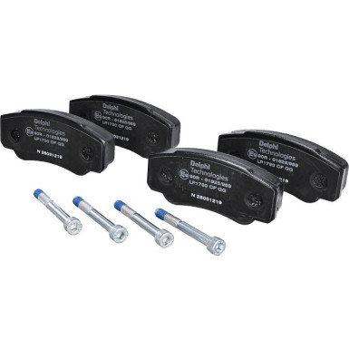 LP1790 Bremsbelagsatz, Scheibenbremse