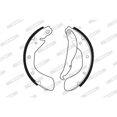 Ferodo | Bremsbackensatz | FSB335 Ferodo | Bremsbackensatz | FSB335