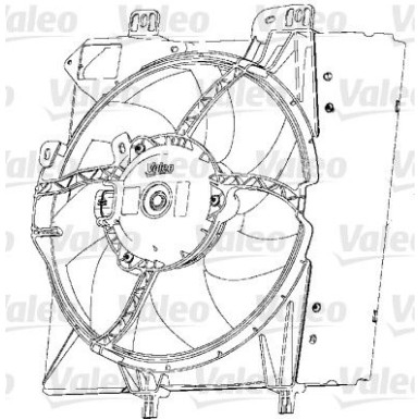 Valeo | Lüfter, Motorkühlung | 696238