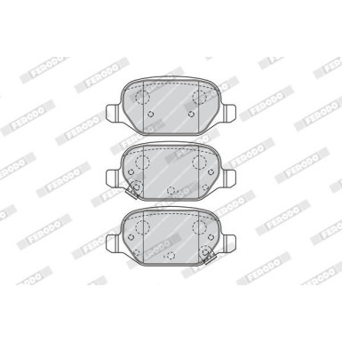 Ferodo | Bremsbelagsatz, Scheibenbremse | FDB4464