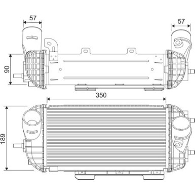 Valeo | Ladeluftkühler | 818538