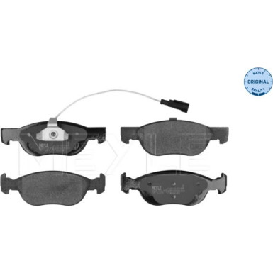 025 219 2717/W Bremsbelagsatz, Scheibenbremse MEYLE-ORIGINAL: True to OE.