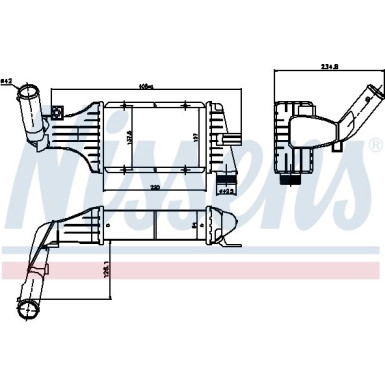 96788 Ladeluftkühler ** FIRST FIT **