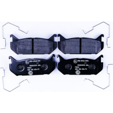 Hella | Bremsbelagsatz, Scheibenbremse | 8DB 355 016-711