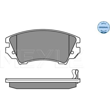 Meyle Bremsbelagsatz, Scheibenbremse MEYLE-ORIGINAL: True to OE 025 244 1219/W