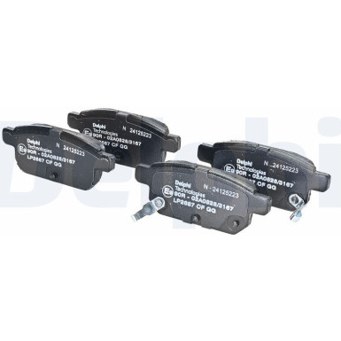 LP2687 Bremsbelagsatz, Scheibenfeststellbremse