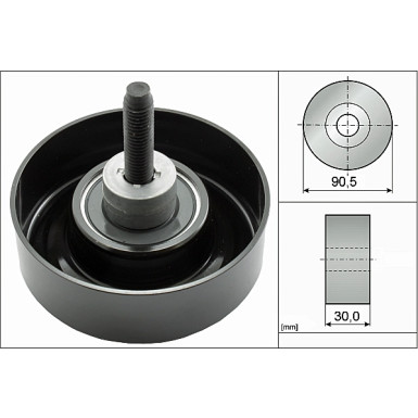 532 0405 30 Umlenk-/Führungsrolle, Keilrippenriemen