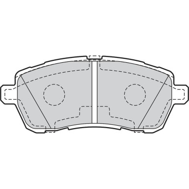 Valeo Bremsbelagsatz, Scheibenbremse ESSENTIAL 302220