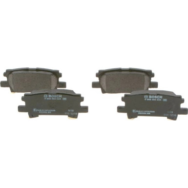 0 986 494 224 Bremsbelagsatz, Scheibenbremse