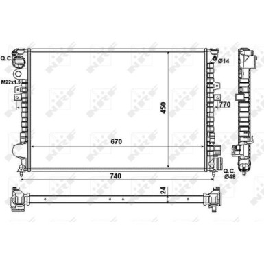 58993 Kühler, Motorkühlung
