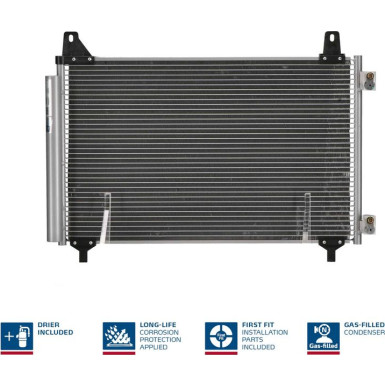 Nissens | Kondensator, Klimaanlage | 941296
