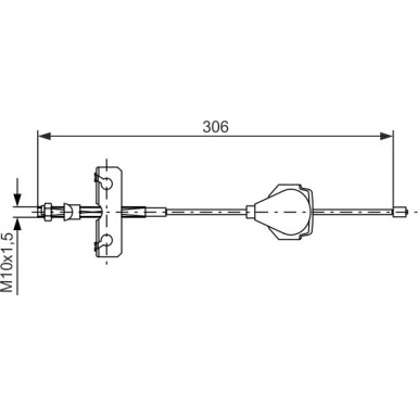 1 987 477 990 Seilzug, Feststellbremse