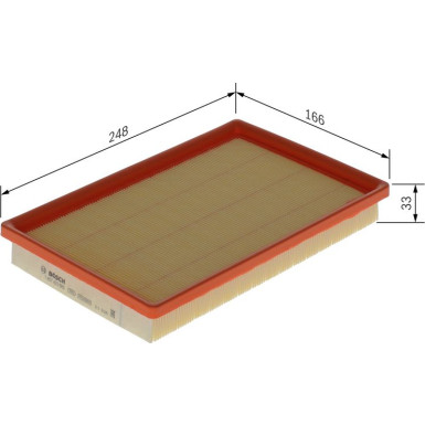 BOSCH 1 457 433 685 Luftfilter BOSCH 1 457 433 685 Luftfilter