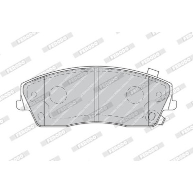 Ferodo | Bremsbelagsatz, Scheibenbremse | FDB1954 Ferodo | Bremsbelagsatz, Scheibenbremse | FDB1954