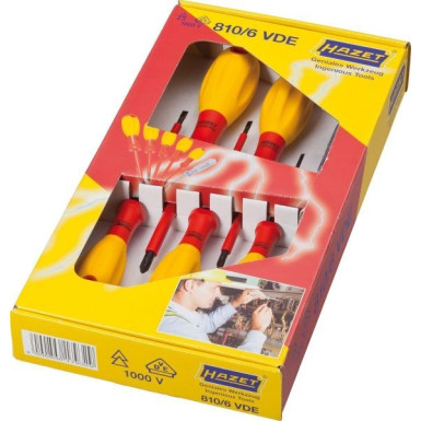 Hazet | Schraubendrehersatz | 810/6VDE