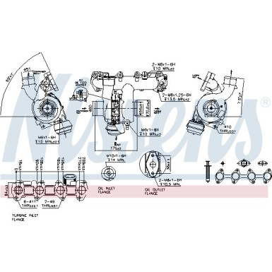 Nissens Turbolader 93082