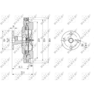 49586 Kupplung, Kühlerlüfter 49586 Kupplung, Kühlerlüfter
