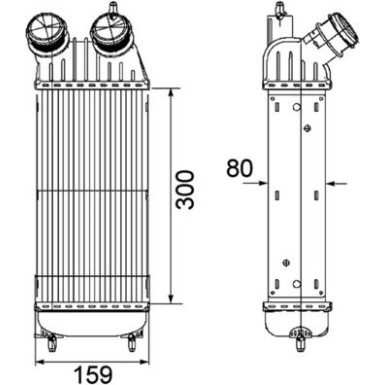 Mahle | Ladeluftkühler | CI 171 000P