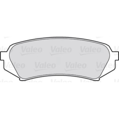 Valeo | Bremsbelagsatz, Scheibenbremse | 301865