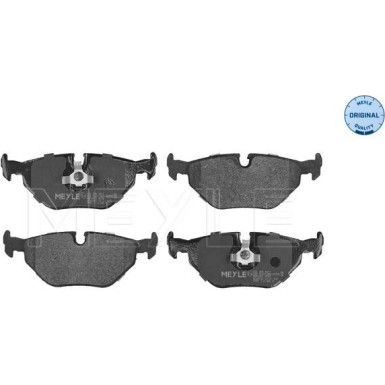 025 209 9517 Bremsbelagsatz, Scheibenbremse MEYLE-ORIGINAL: True to OE.