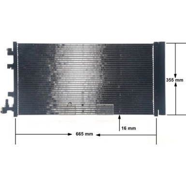 AC 630 000S Kondensator, Klimaanlage BEHR AC 630 000S Kondensator, Klimaanlage BEHR