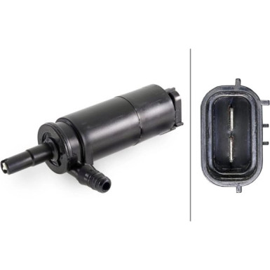 Hella | Waschwasserpumpe, Scheinwerferreinigung | 8TW 006 849-051
