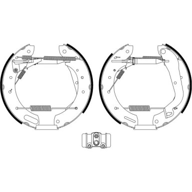 Hella | Bremsbackensatz | 8DB 355 022-651