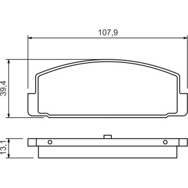 0 986 424 295 Bremsbelagsatz, Scheibenbremse
