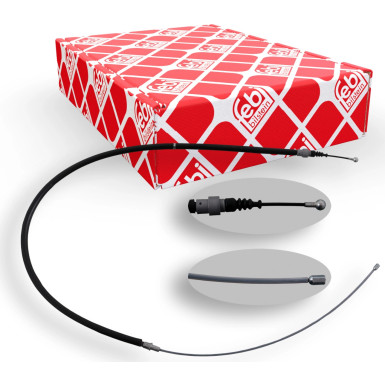 FEBI BILSTEIN 49624 Seilzug, Feststellbremse FEBI BILSTEIN 49624 Seilzug, Feststellbremse