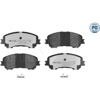 Meyle Bremsbelagsatz, Scheibenbremse MEYLE-PD: Advanced performance and design 025 220 6518/PD