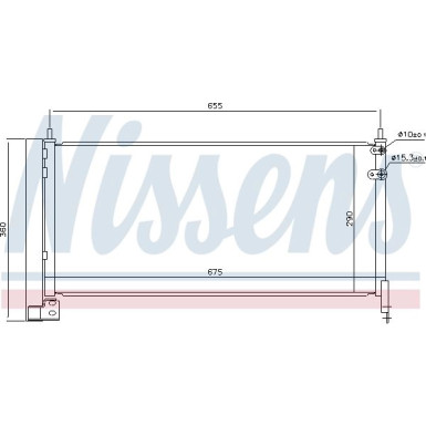 Nissens | Kondensator, Klimaanlage | 940487