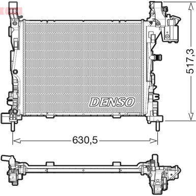 Denso | Kühler, Motorkühlung | DRM23062