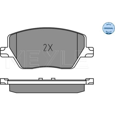Meyle Bremsbelagsatz, Scheibenbremse MEYLE-ORIGINAL: True to OE 025 223 9719