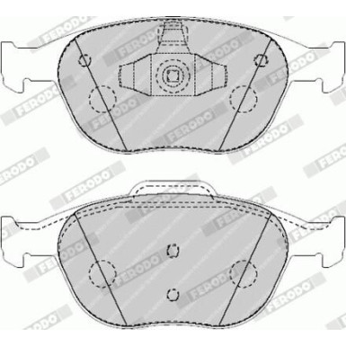 Ferodo Bremsbelagsatz, Scheibenbremse PREMIER ECO FRICTION FVR1568