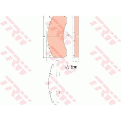 GDB5089 Bremsbelagsatz, Scheibenbremse GDB5089 Bremsbelagsatz, Scheibenbremse
