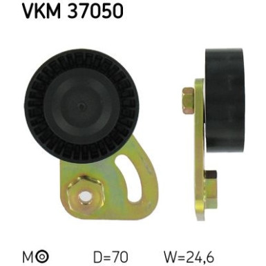 VKM 37050 Riemenspanner, Keilrippenriemen