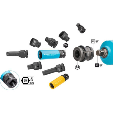 900SZ6-19 Kraft-Stecknuss