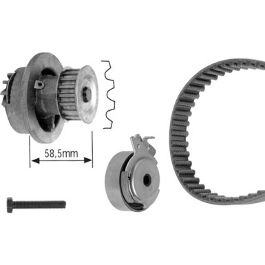 1 987 948 733 Wasserpumpe + Zahnriemensatz