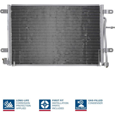 94851 Kondensator, Klimaanlage ** FIRST FIT **