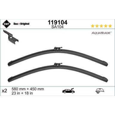 119104 Wischblatt DAS ORIGINAL AQUABLADE