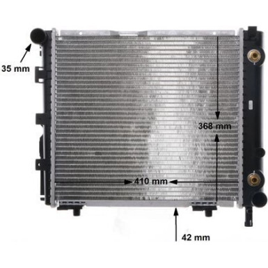 Mahle | Kühler, Motorkühlung | CR 256 000S