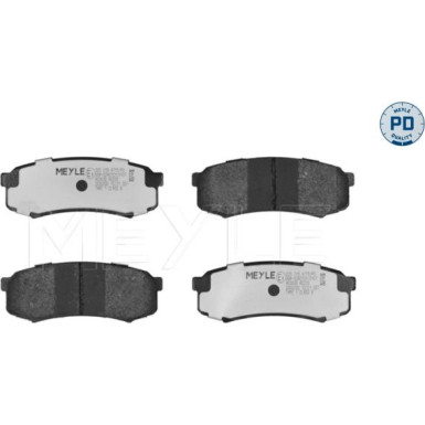 025 219 4715/PD Bremsbelagsatz, Scheibenbremse MEYLE-PD: Advanced performance and design.