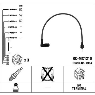 4954 Zündleitungssatz